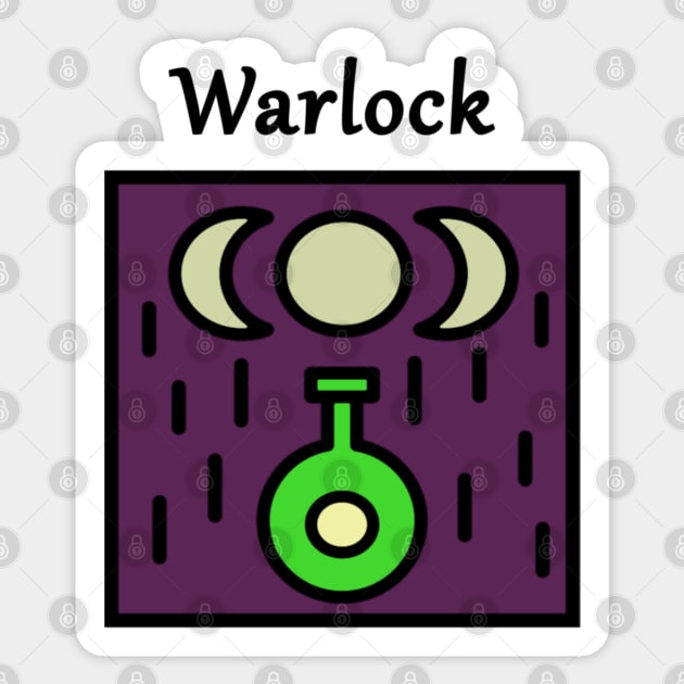 Warlock Sticker by TaliDe